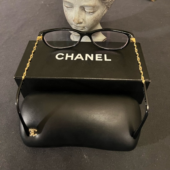 CHANEL 3221-Q C.622 53-15 135 Glasses Frames Chain Detail Logo Italy Emma Watson - 11