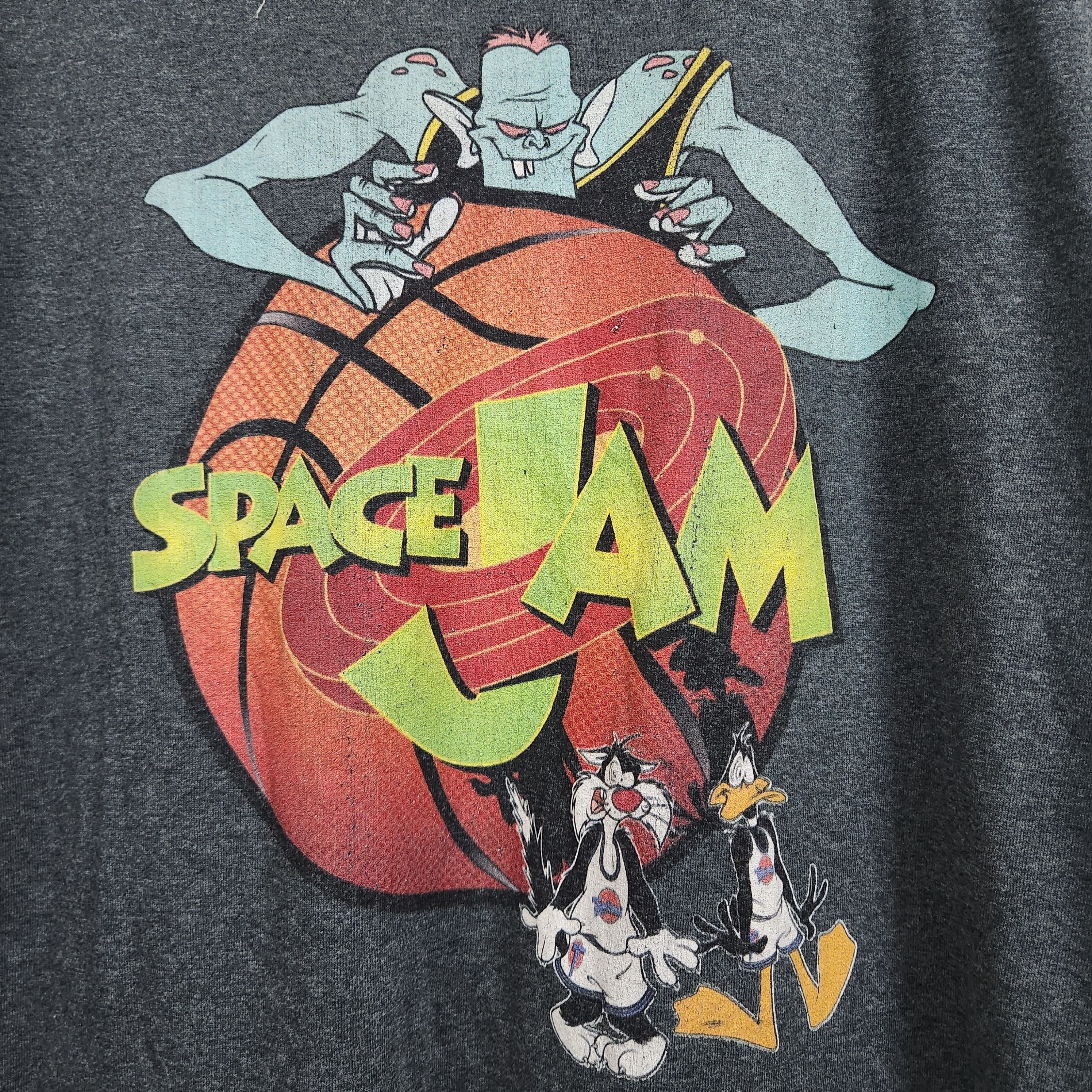 Steal 🌟 Y2K Oversized Space Jam Movie Blockbuster TShirt - 15