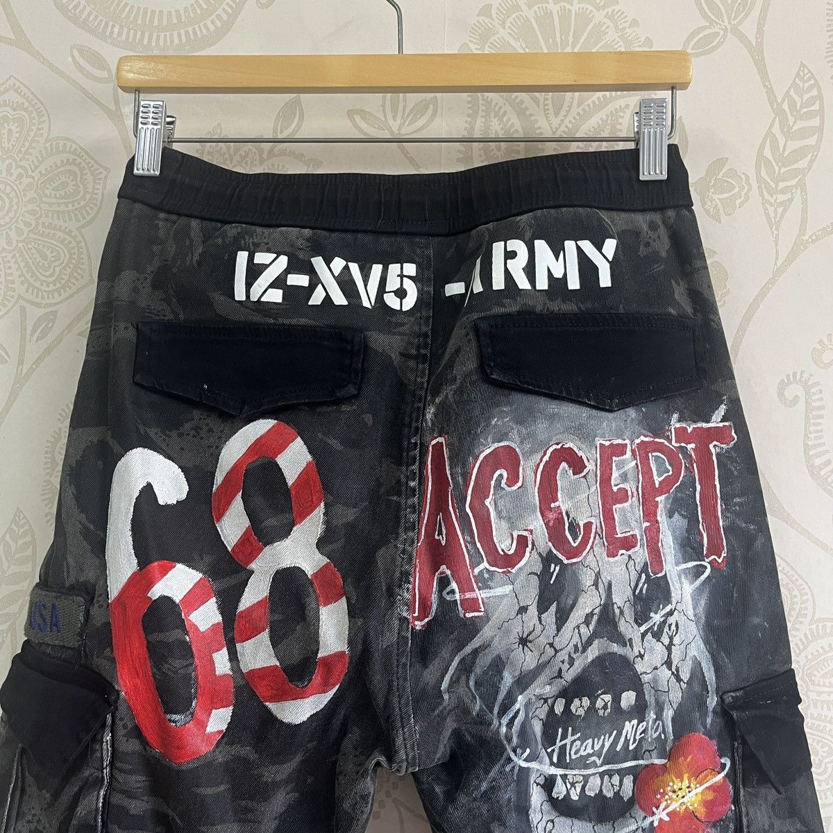 If Six Was Nine - Heavy Metal Accept Arts Custom Drawstring Pants - 21