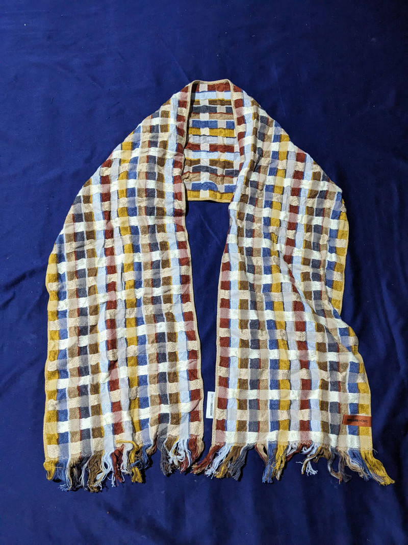 Missoni Multi Color Checked Scarf - 1