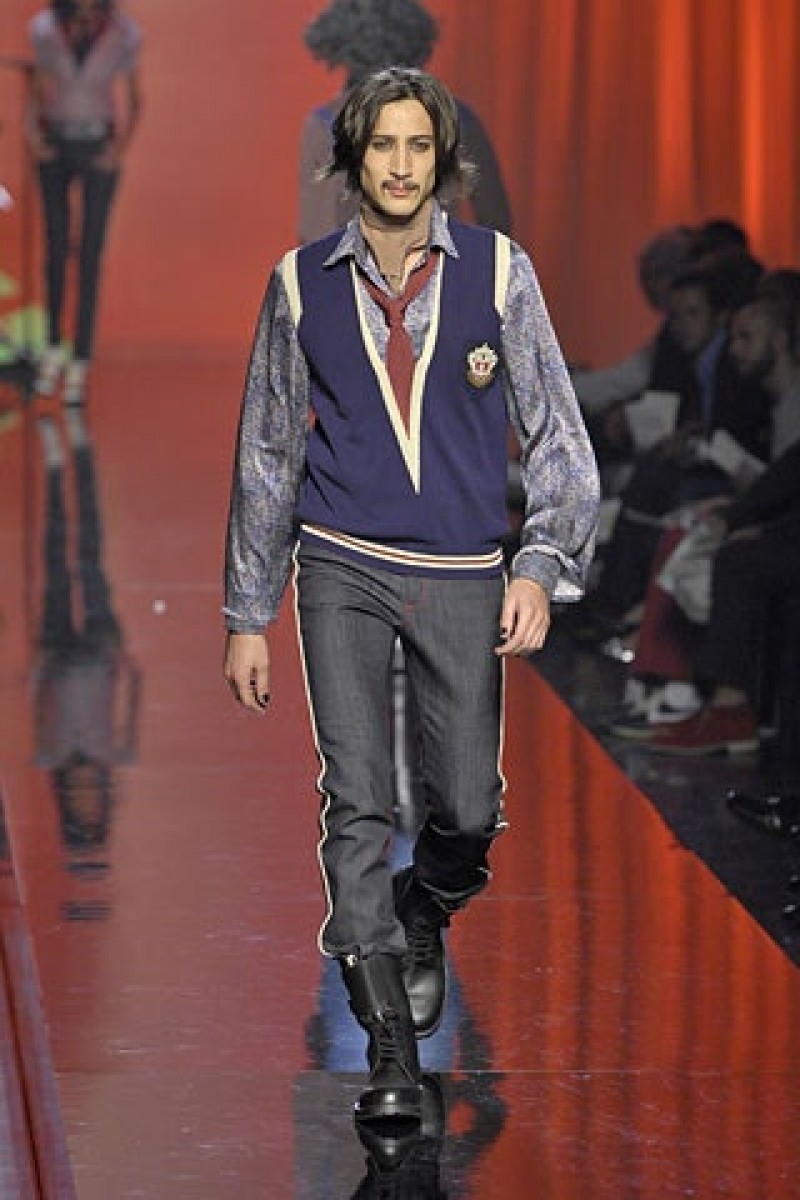 GRAIL! SS08 logo denim pants.Like Saint Laurent - 1