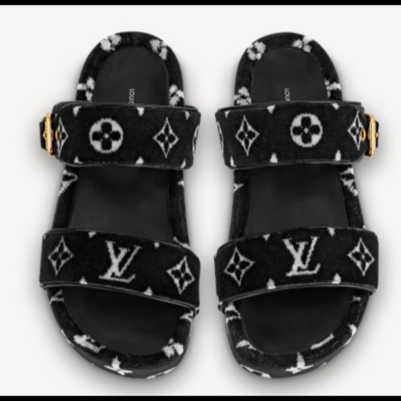 Authentic Louis Vuitton New LV JUMBO FLATFORM MULE - 2