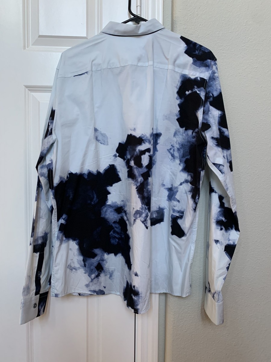 Sky blue patterned shirt xl - 2