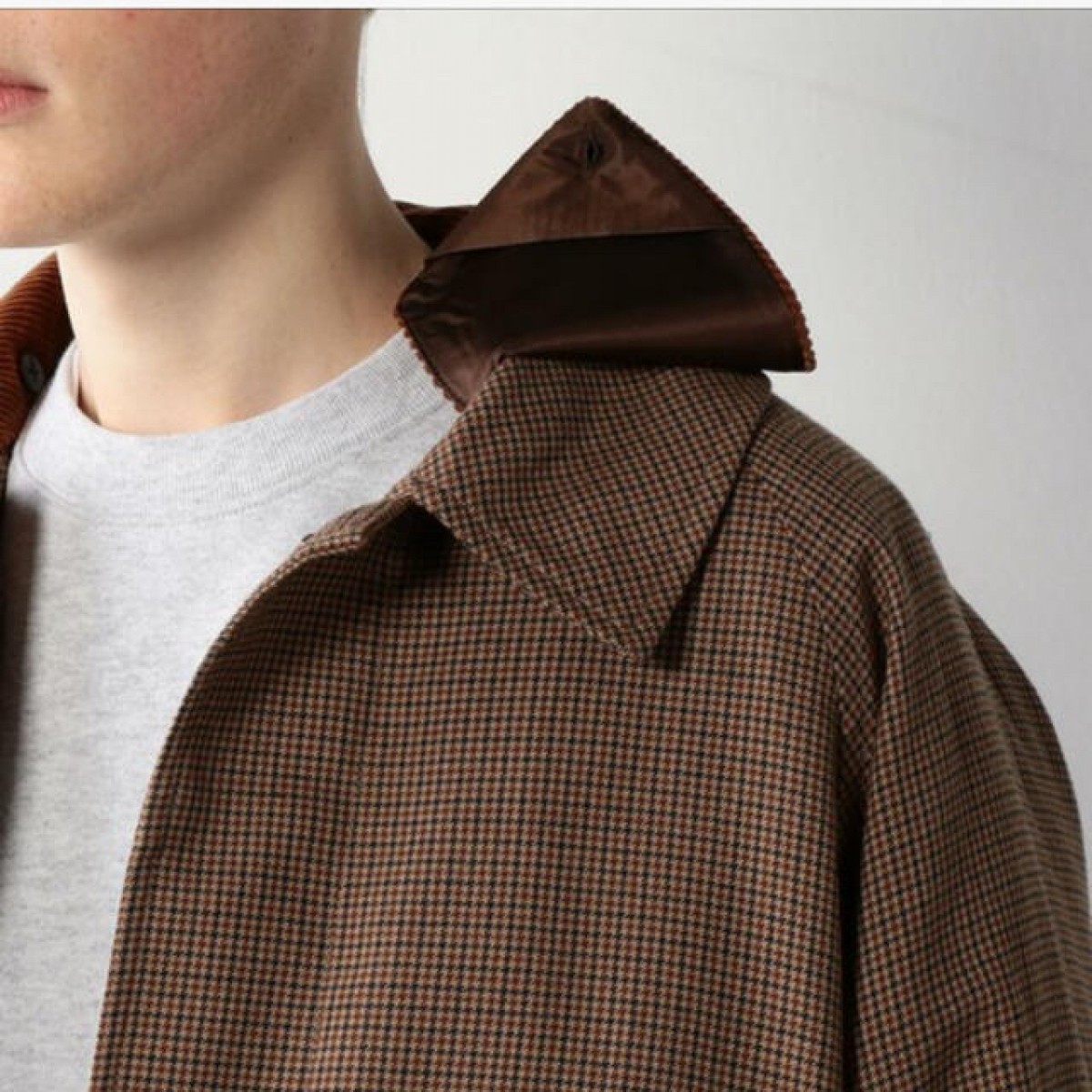 Steven Alan - bal collar plaid coat size L steven alan japan - 3