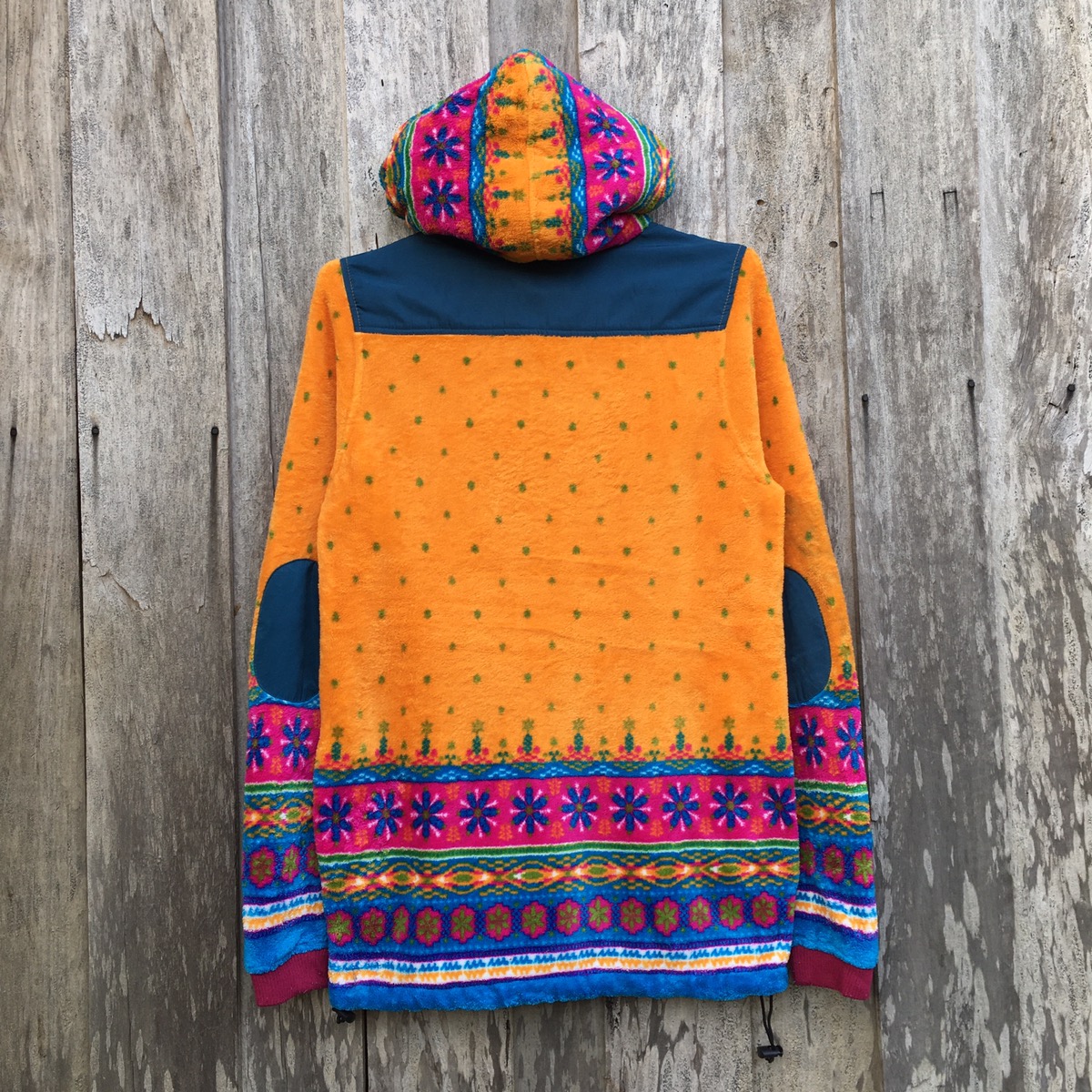Vintage - Vintage Titicaca Peruvian Native Hoodie Fleece Sweatshirt - 8