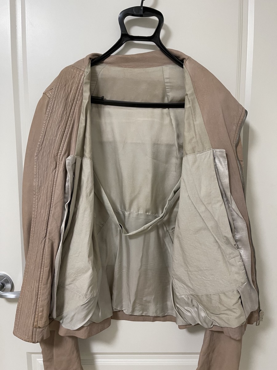 Asymmetric Zip Leather Jacket (SS2011) - 3