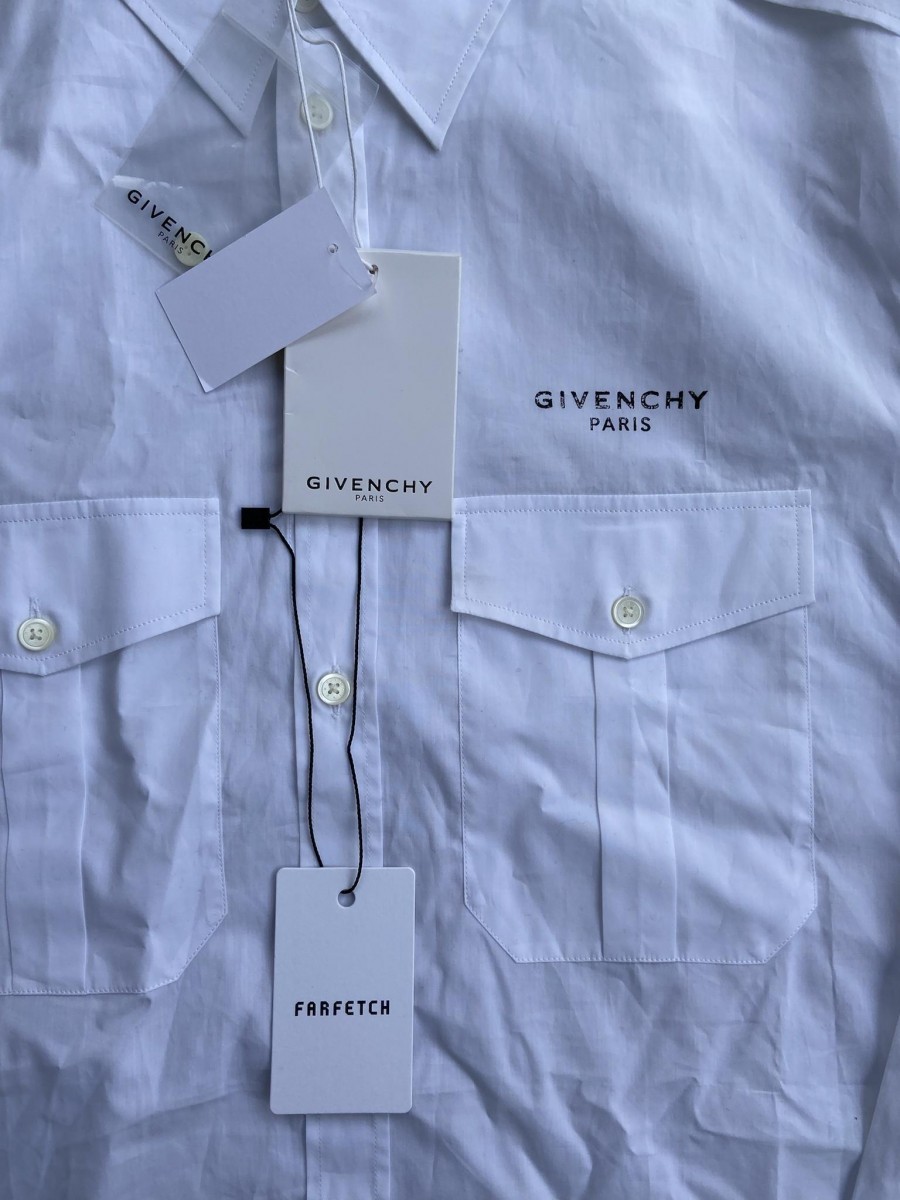 GIVENCHY Long Sleeve Utility Shirt - 4