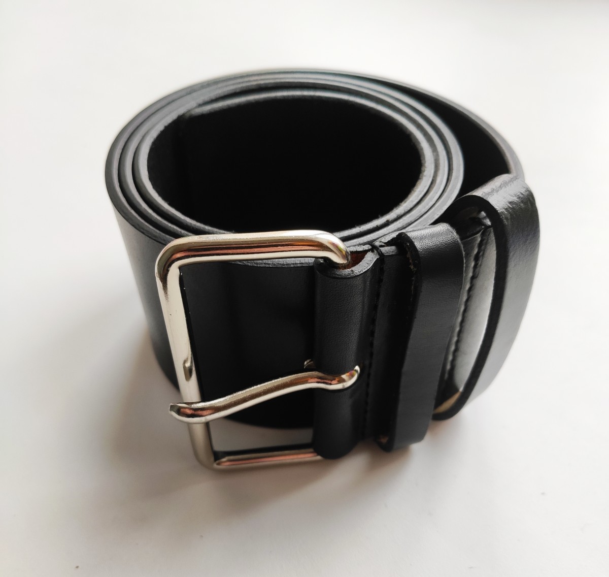 NEW! Wide leather belt. - 3