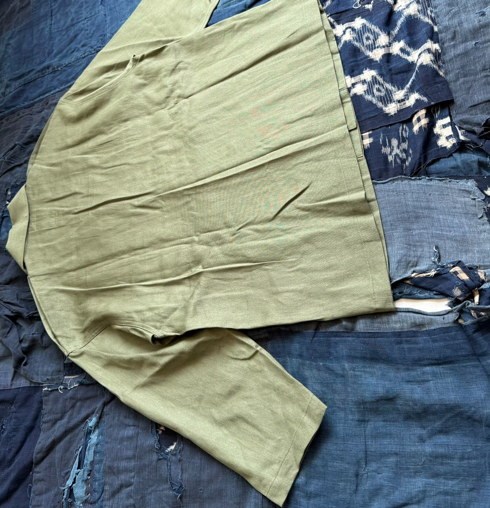 VISVIM 24SS CANAAN SHIRT L/S Wool Shirt Three-quarter Sleeves - 8