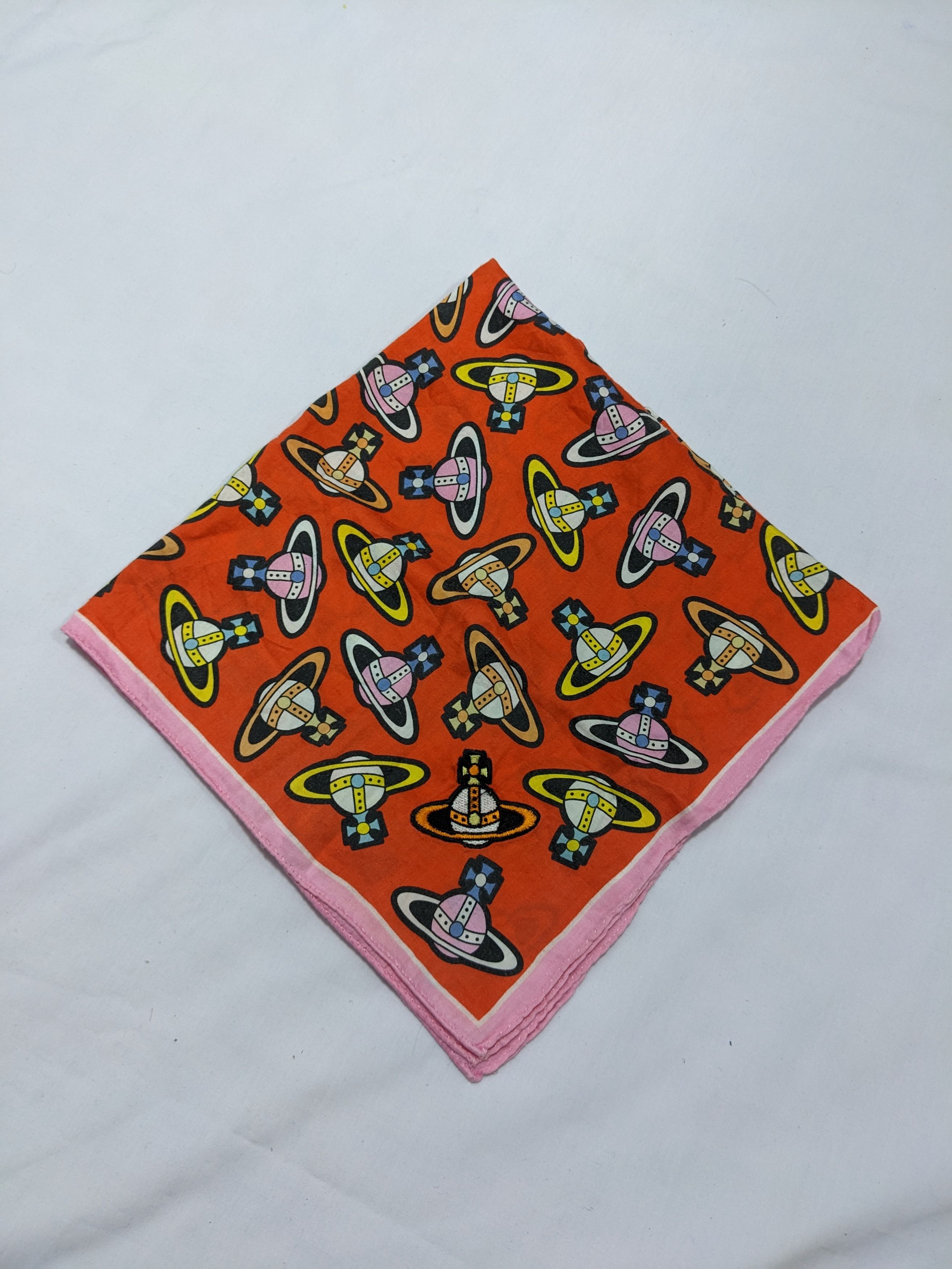 Vivienne Westwood Monogram Bandana Handkerchief Pocketsquare - 1