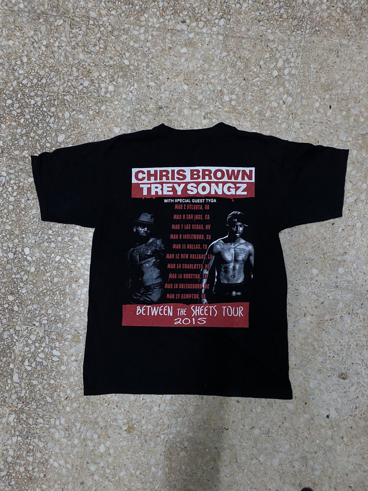 Tour Tee - Chris Brown X Tray Song Tour 2015 - 4