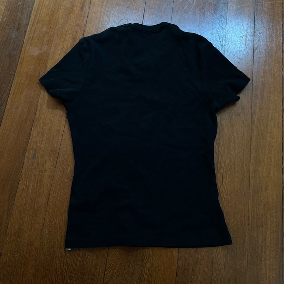 Off white Black Cotton Rib logo tee Virgil Abloh 2013 - 3