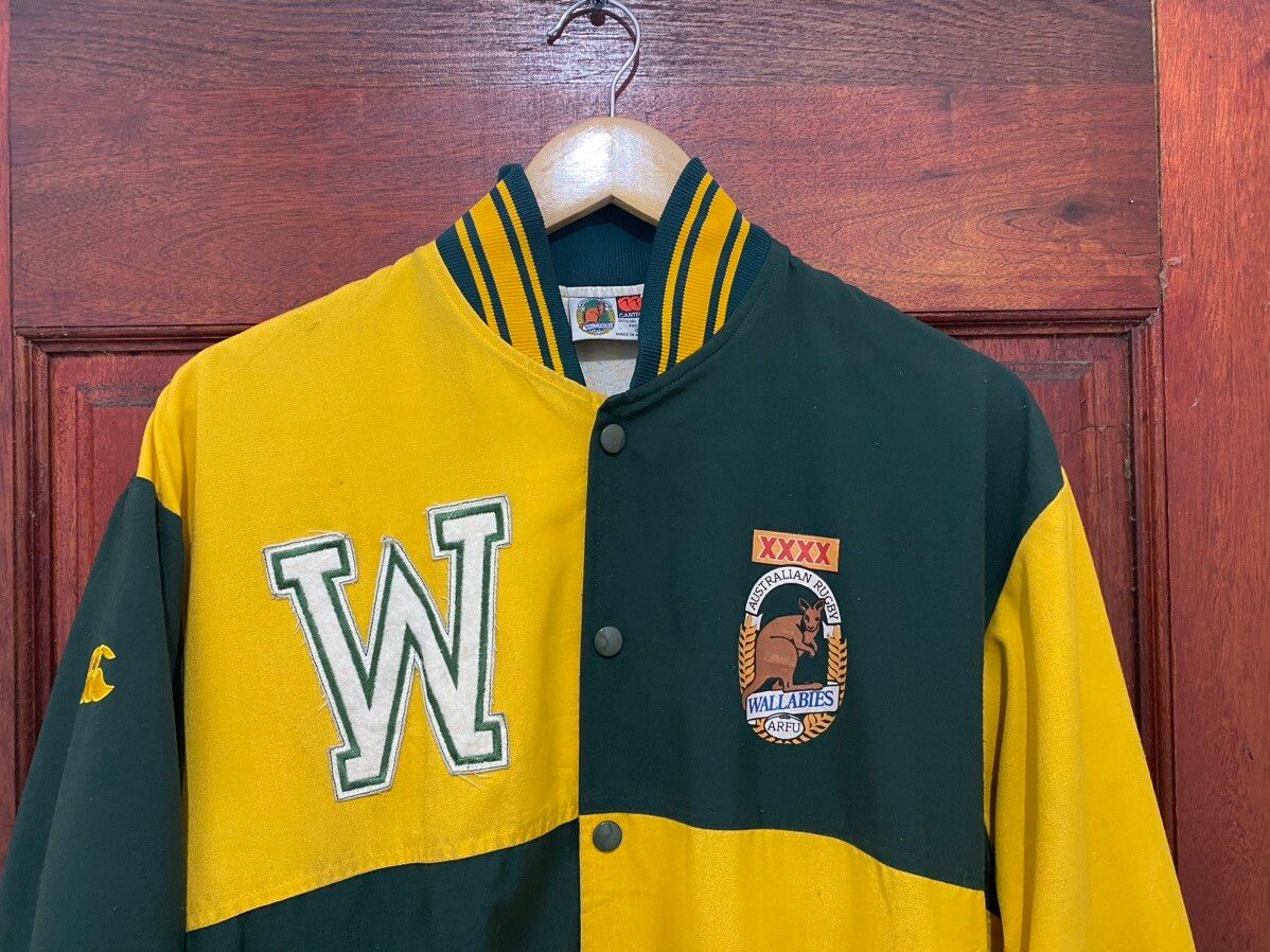 Rare Vintage Canterbury Australia Wallabies Varsity Jacket - 4