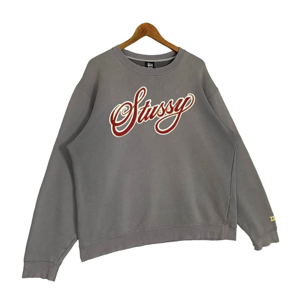 Vintage Stussy Big Logo Crewneck Sweatshirt SizeXL - 5