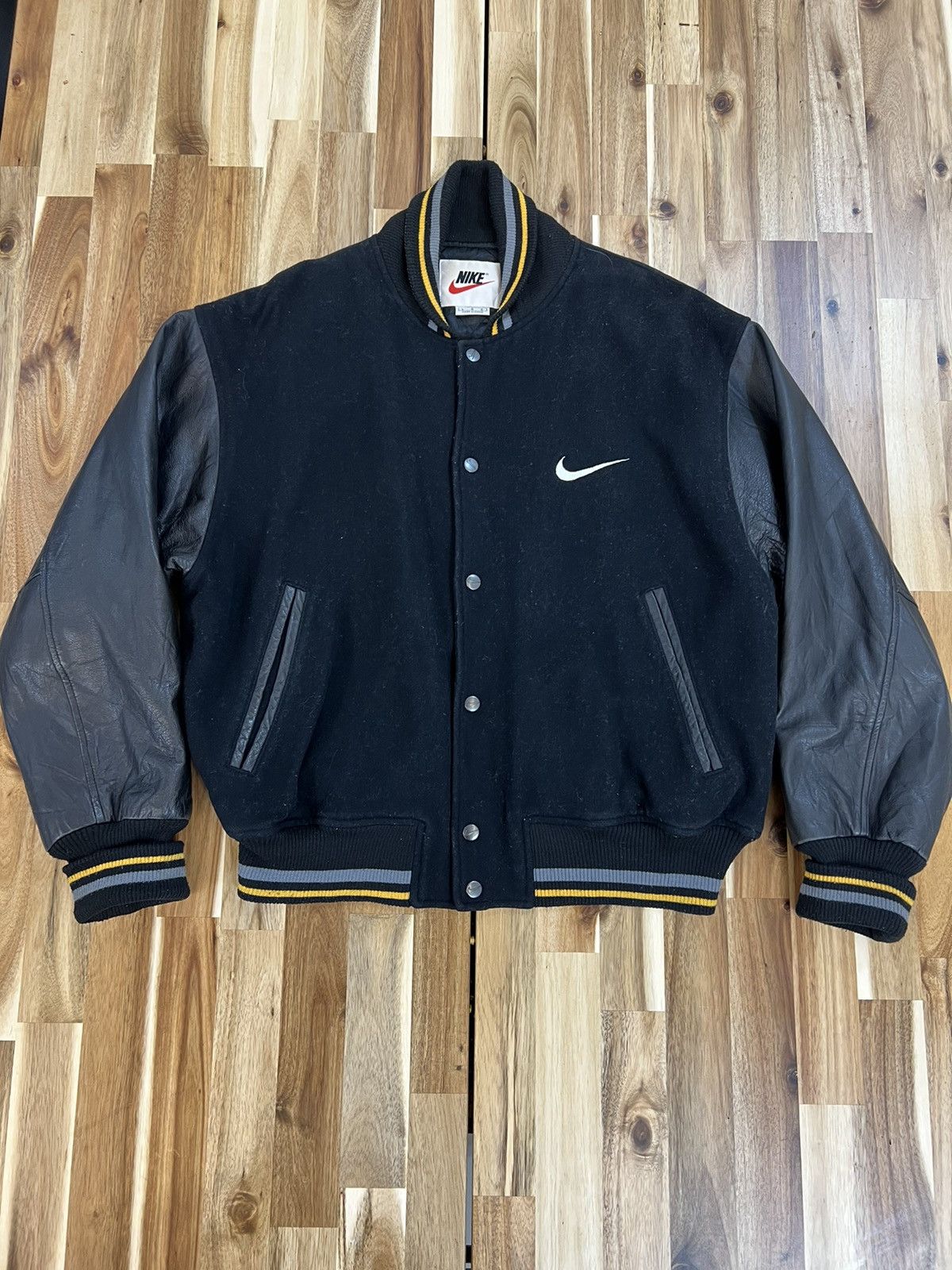 Nike Swoosh Big Logo Varsity Jacket - 2