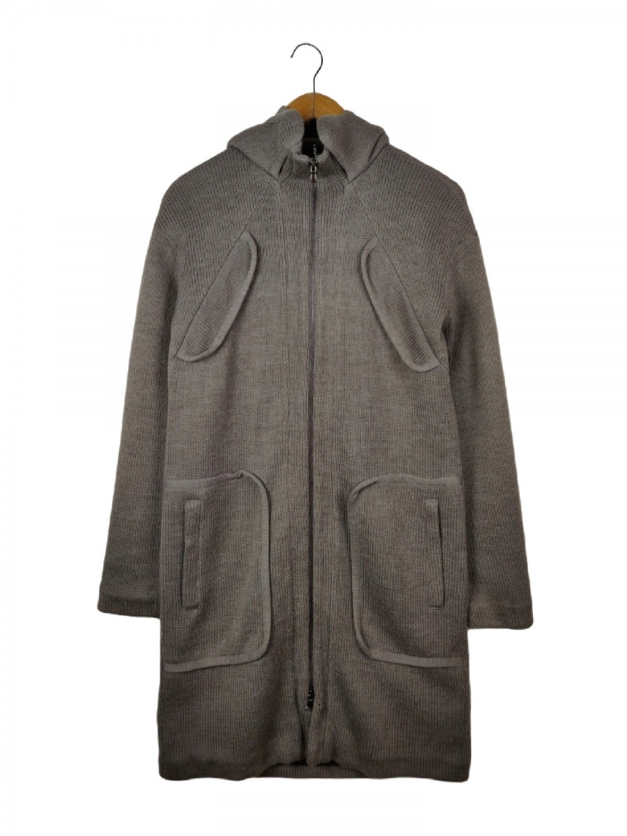 Italian Designers - Liviana Conti Italy Long Coat Wool Hoodie Jacket - 1