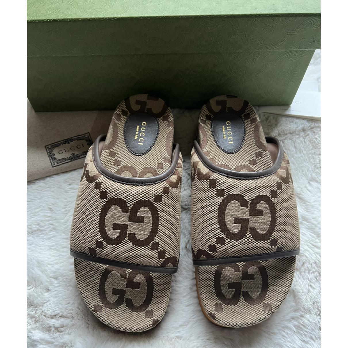 Double G cloth sandal - 8