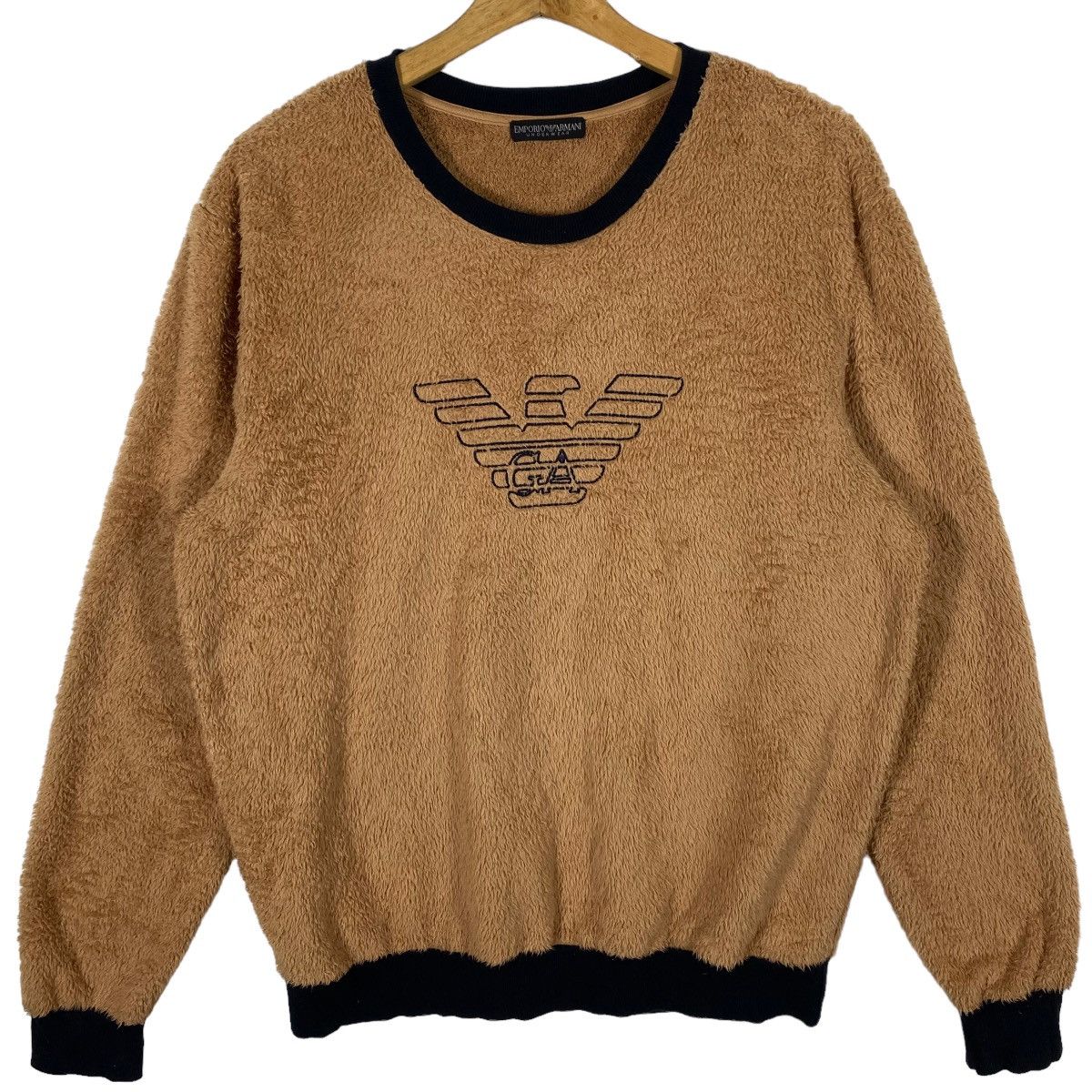 Emporio Armani Fleece Sweatshirt M Size Brown Colour - 4