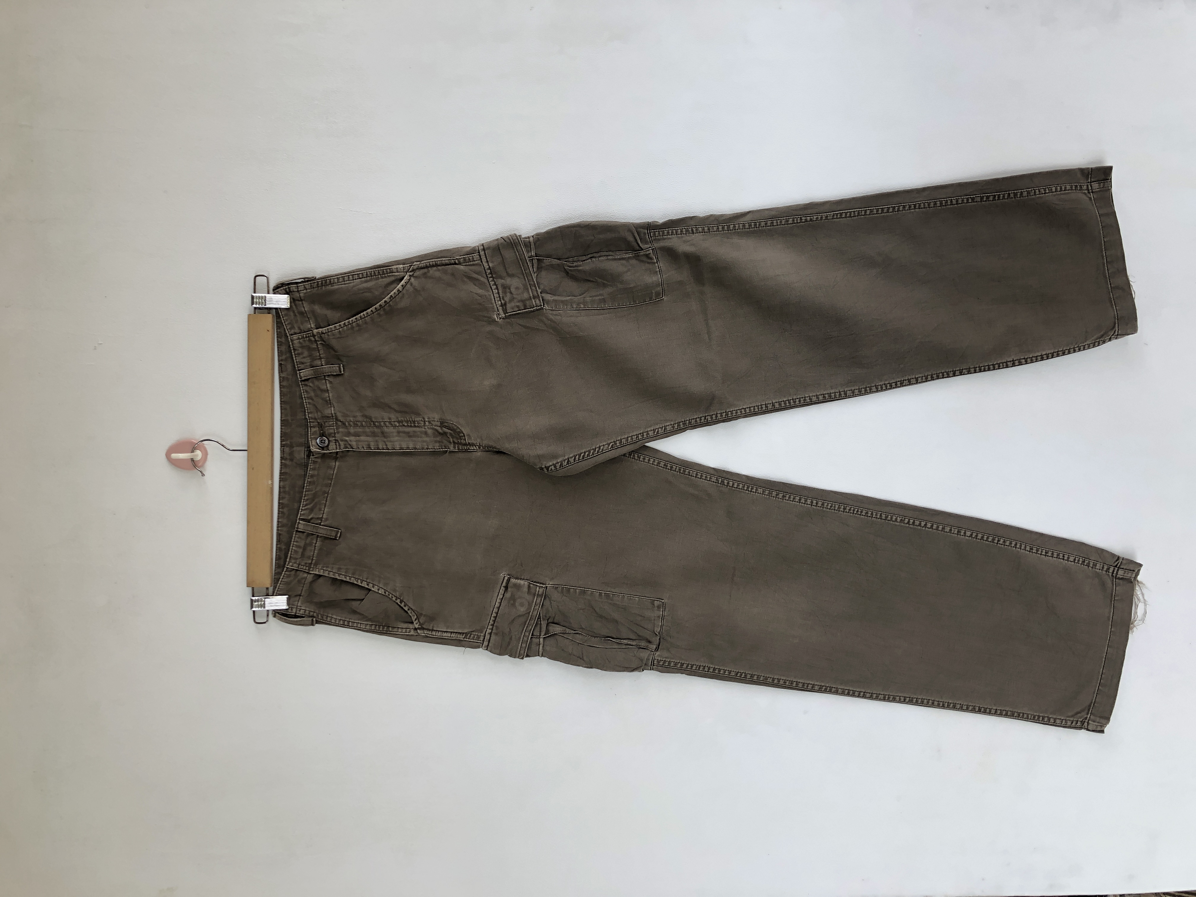 Vintage - Vintage Carhartt Workers Cargo Pants Multi Pocket Trousers - 1