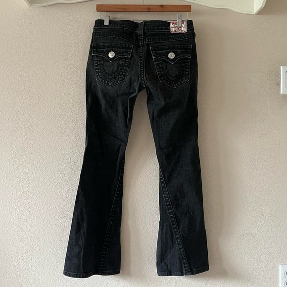 True Religion Vintage Washed Black Joey Jeans y2k - 2