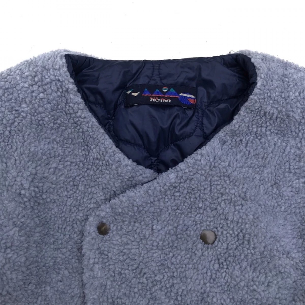 Issey Miyake - Vintage Ne-Net Reversible Fleece /QuiltedDown Jacket - 2