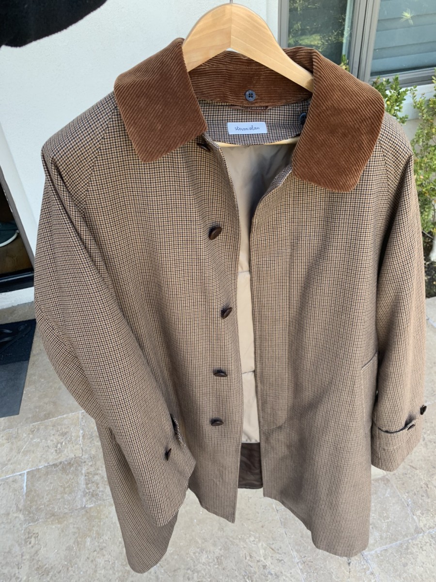 Steven Alan - bal collar plaid coat size L steven alan japan - 11