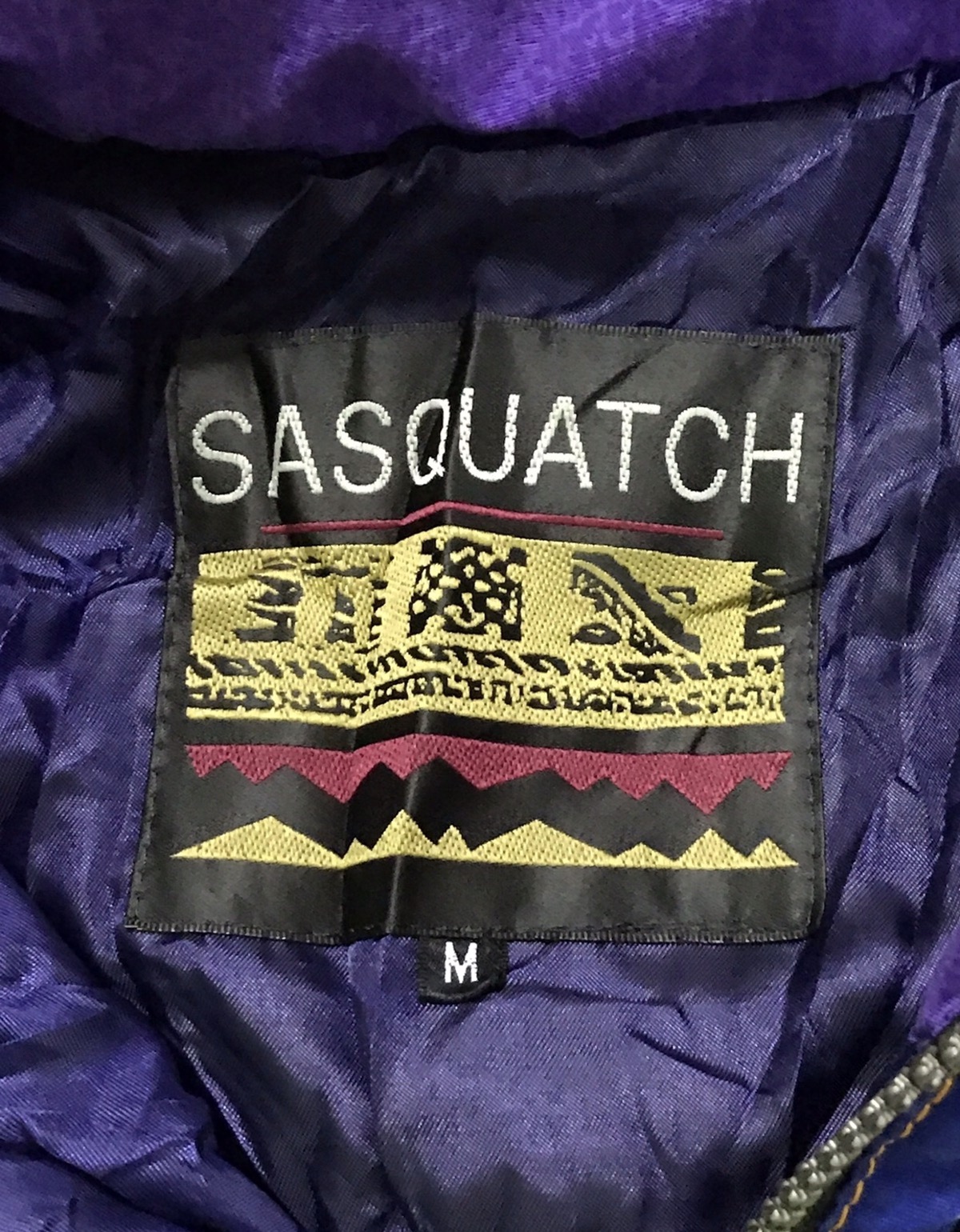 Vintage Sasquatch Multicolor Hooded Ski Jacket - 11