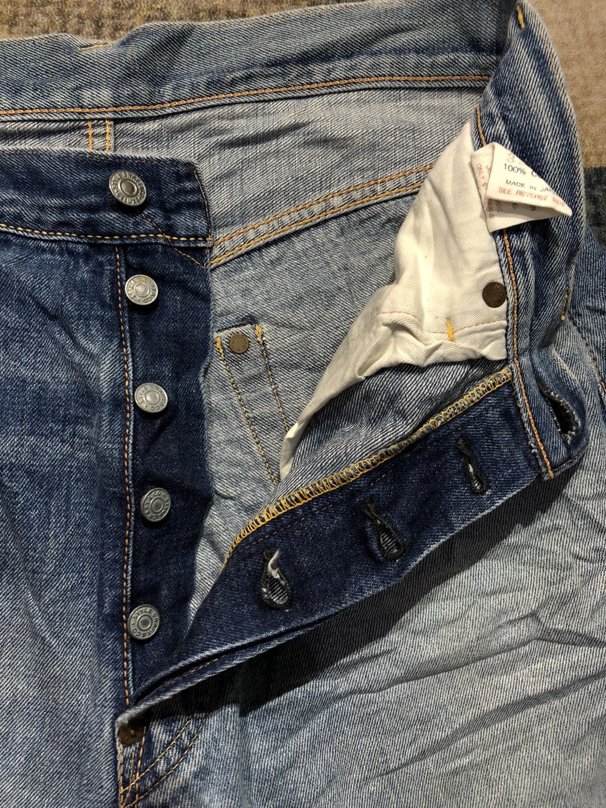 Vintage - Evisu Design By Yamane Selvedge Distressed Denim - 9