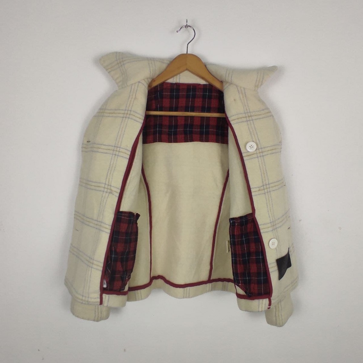 Levis Redloop Checkered Fleece Coat Jacket - 4