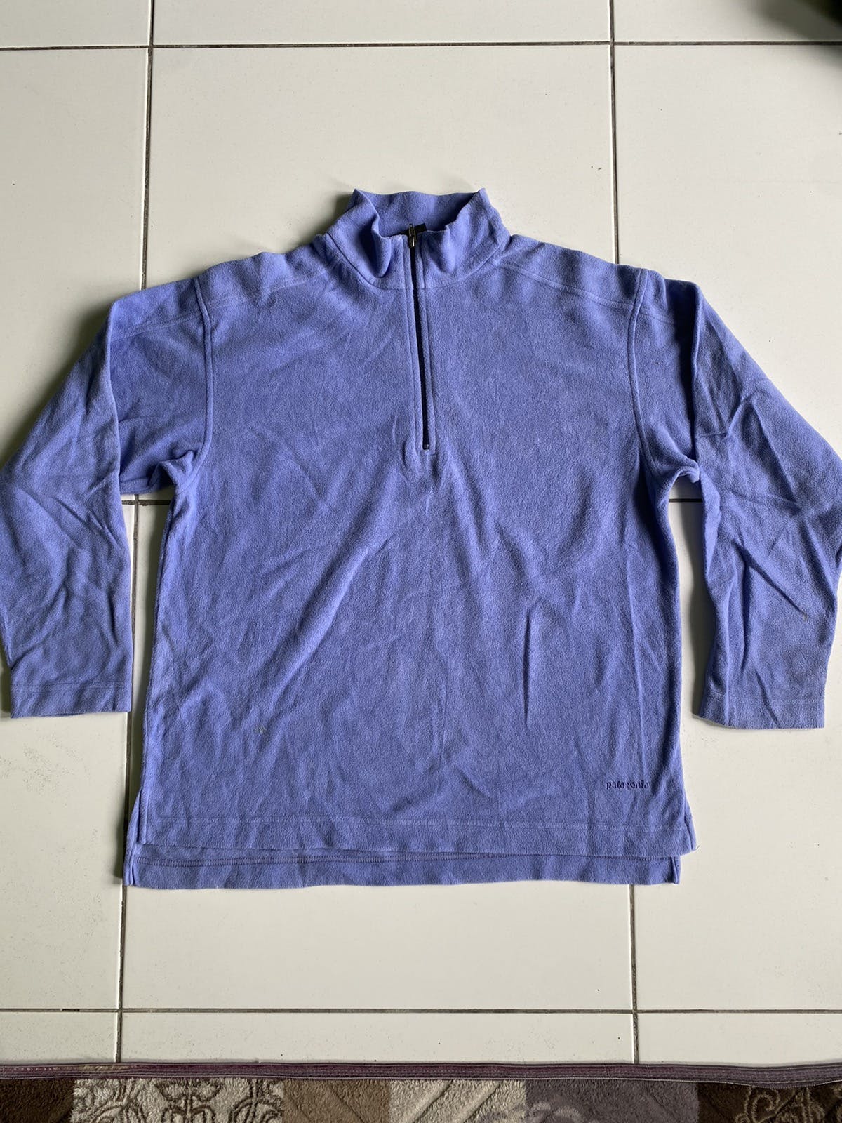 Patagonia half Zip blue Fleece Sweater - 1