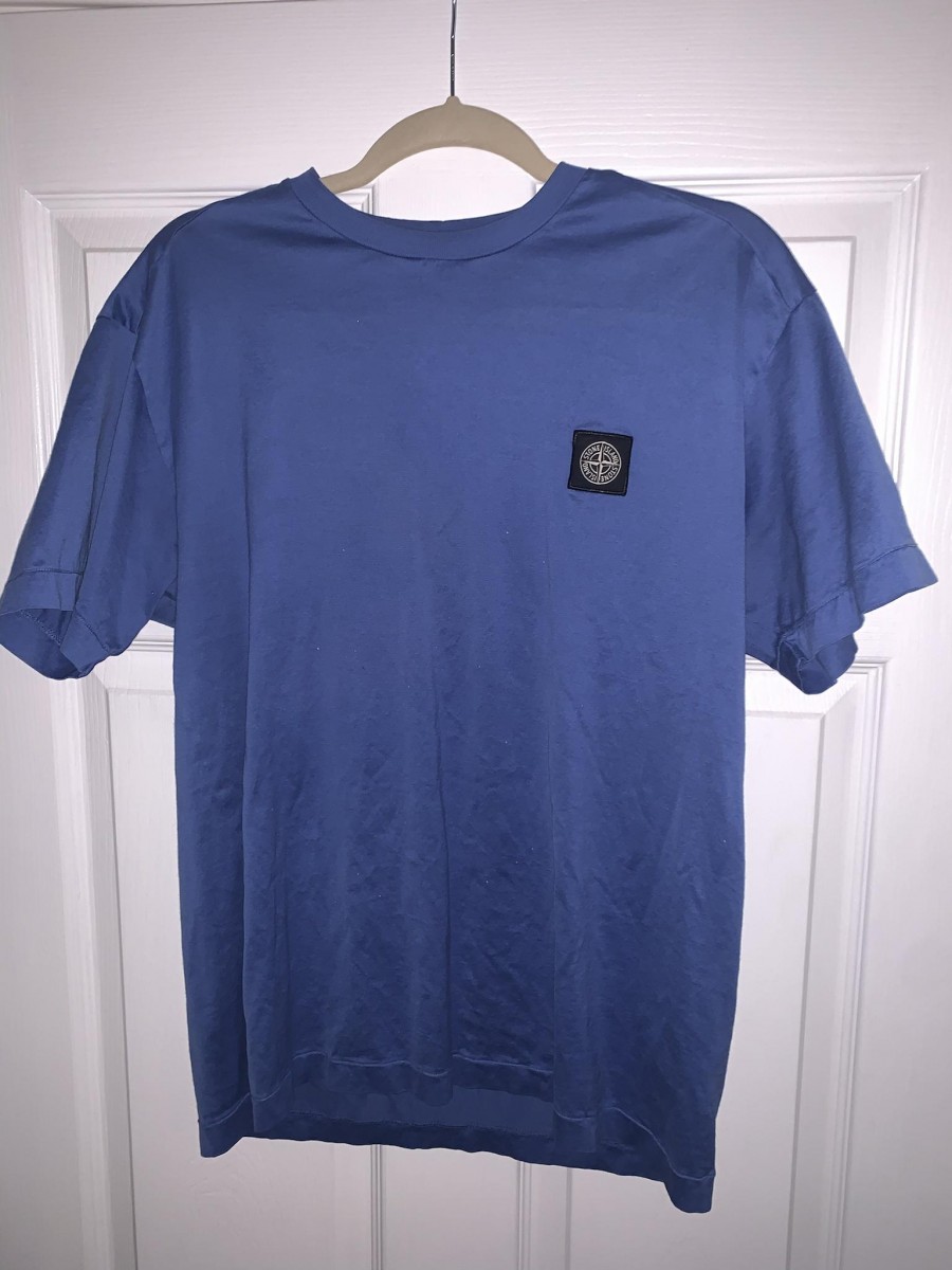 Stone Island Blue T-Shirt [Fits like M] - 2