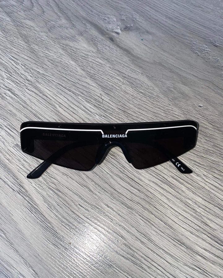 Balenciaga Ski Rectangle Sunglasses - 2