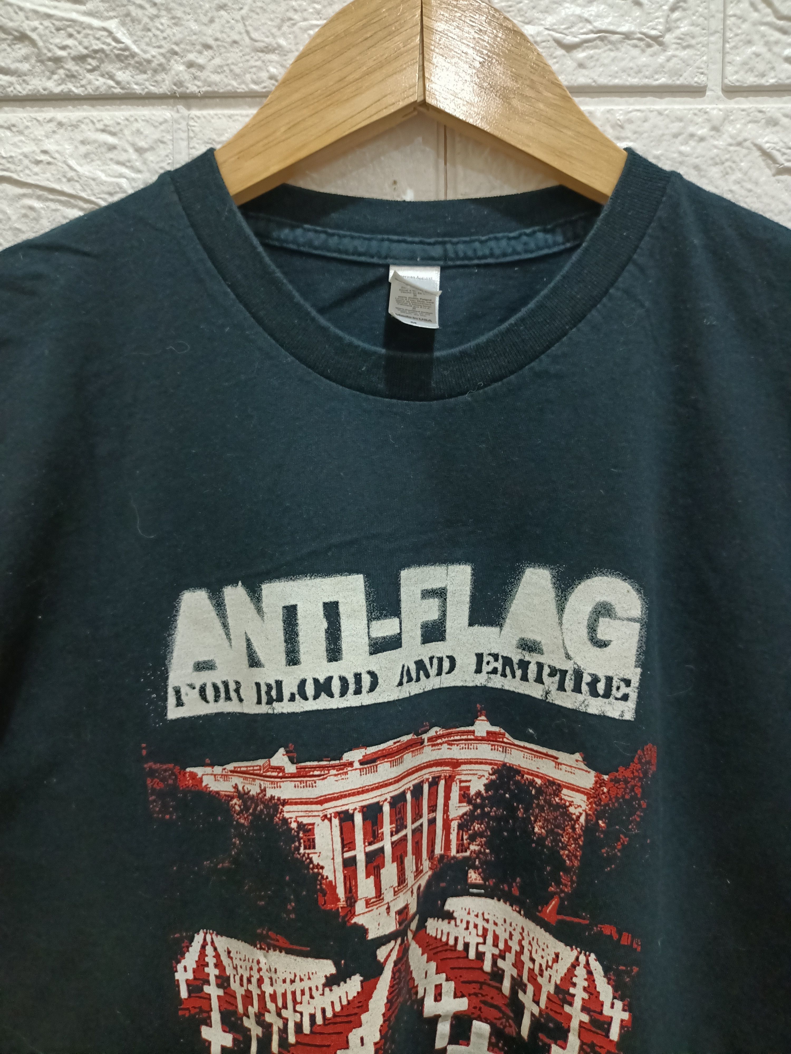 Anti Flag For Blood And Empire Made in USA Rock Band Tees - 5