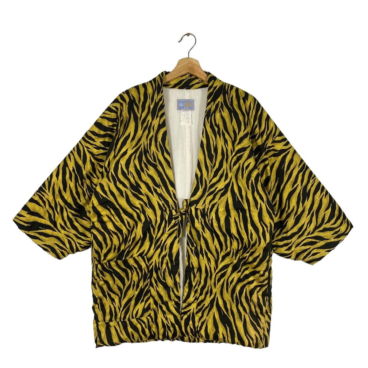 Vintage Kimono Tiger Stripe Print - 1