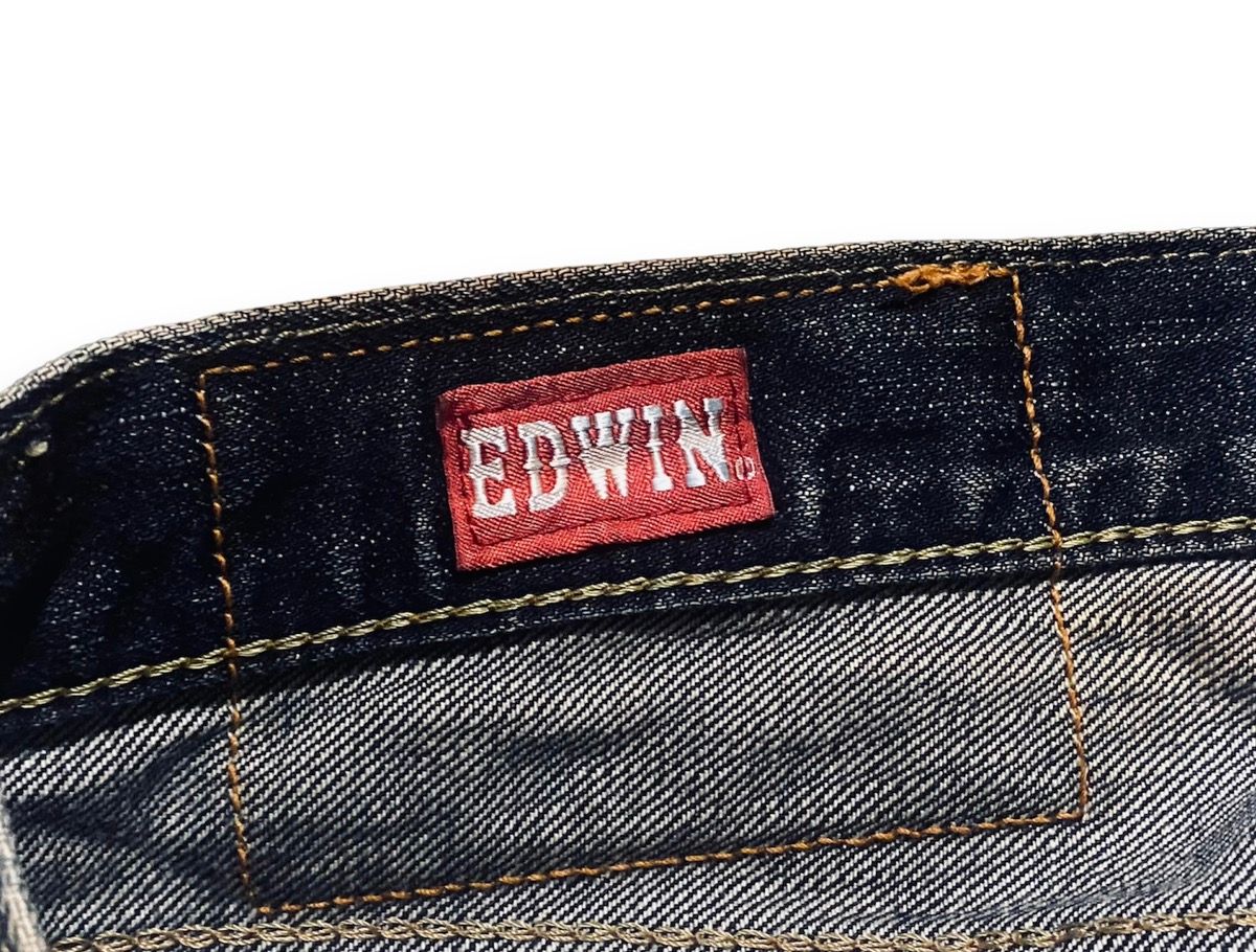 EDWIN Rebel Model 053RV Made IN Japan With Rips Cotton Jeans - 4