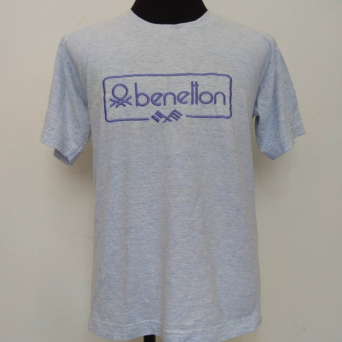 Benetton - 90s Embroidery Big Logo T-shirt Italy F1 - 1