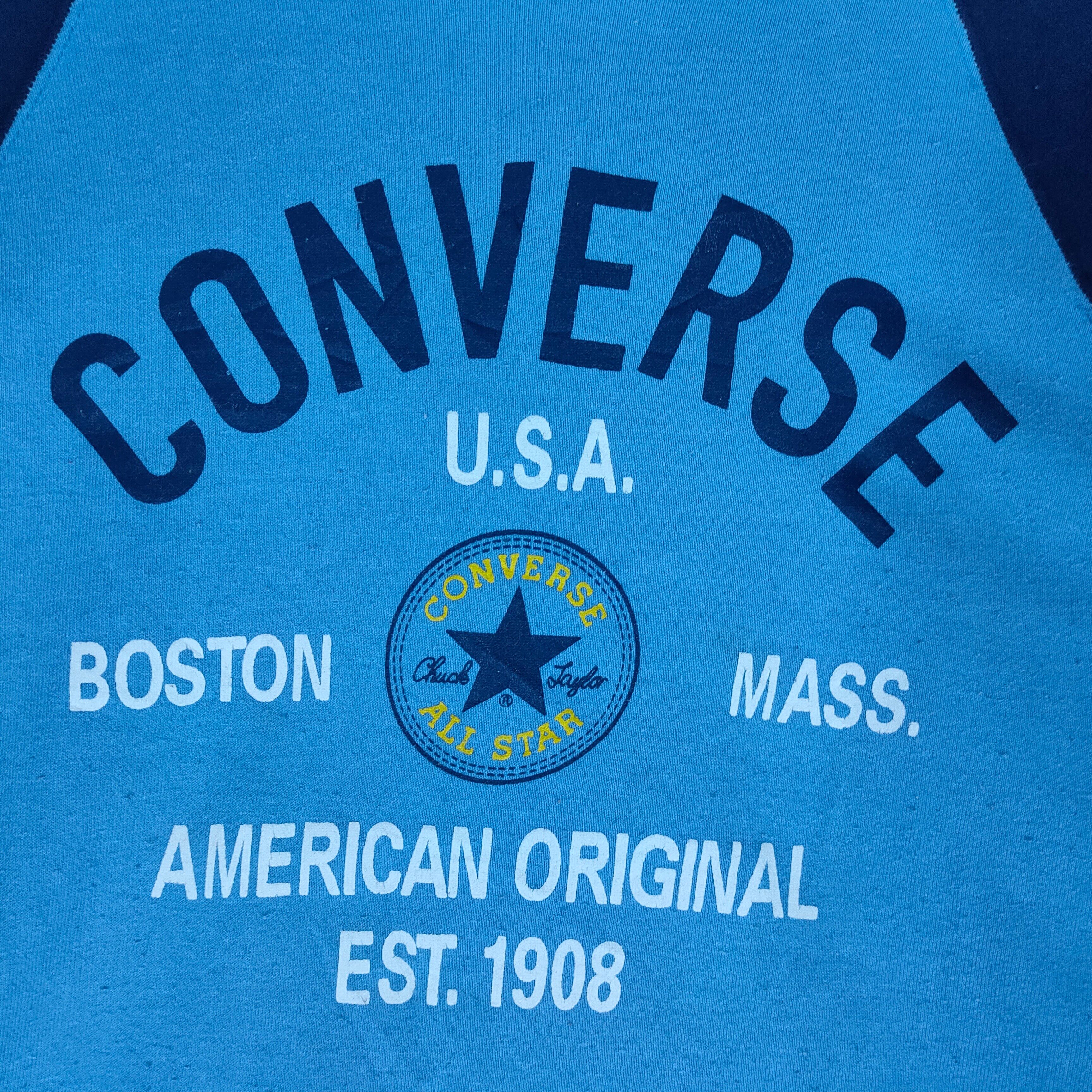 CONVERSE USA Boston Mass Allstar Big Logo M Size Sweatshirt - 2