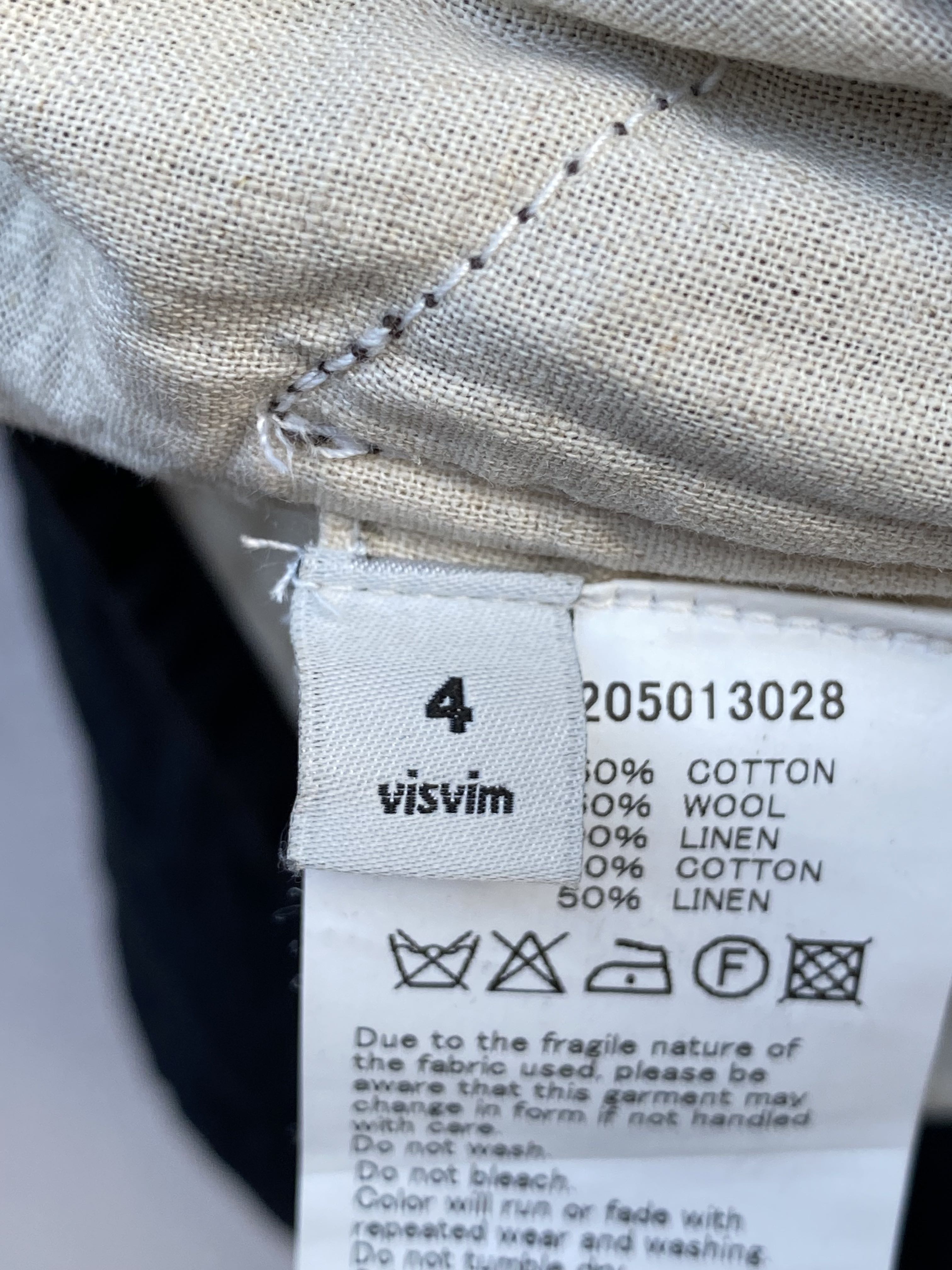 Visvim Granger Vest Rare Size 4 - 9