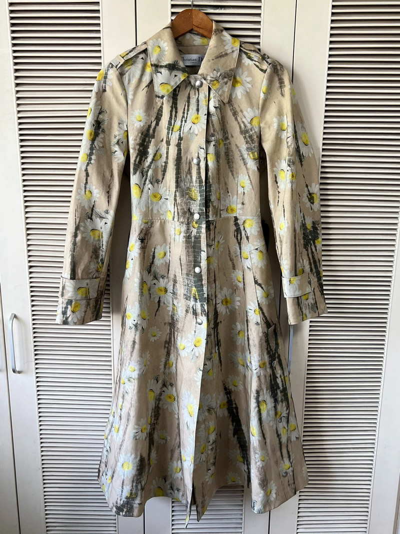 Dior Daisy Print Trench Coat - 1
