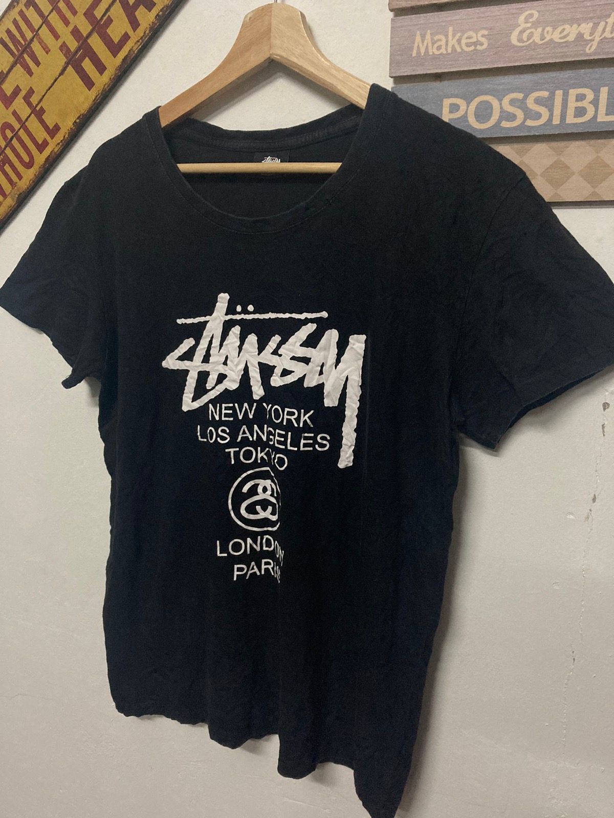 Stussy Tour Shirt For Women in XL size - 5