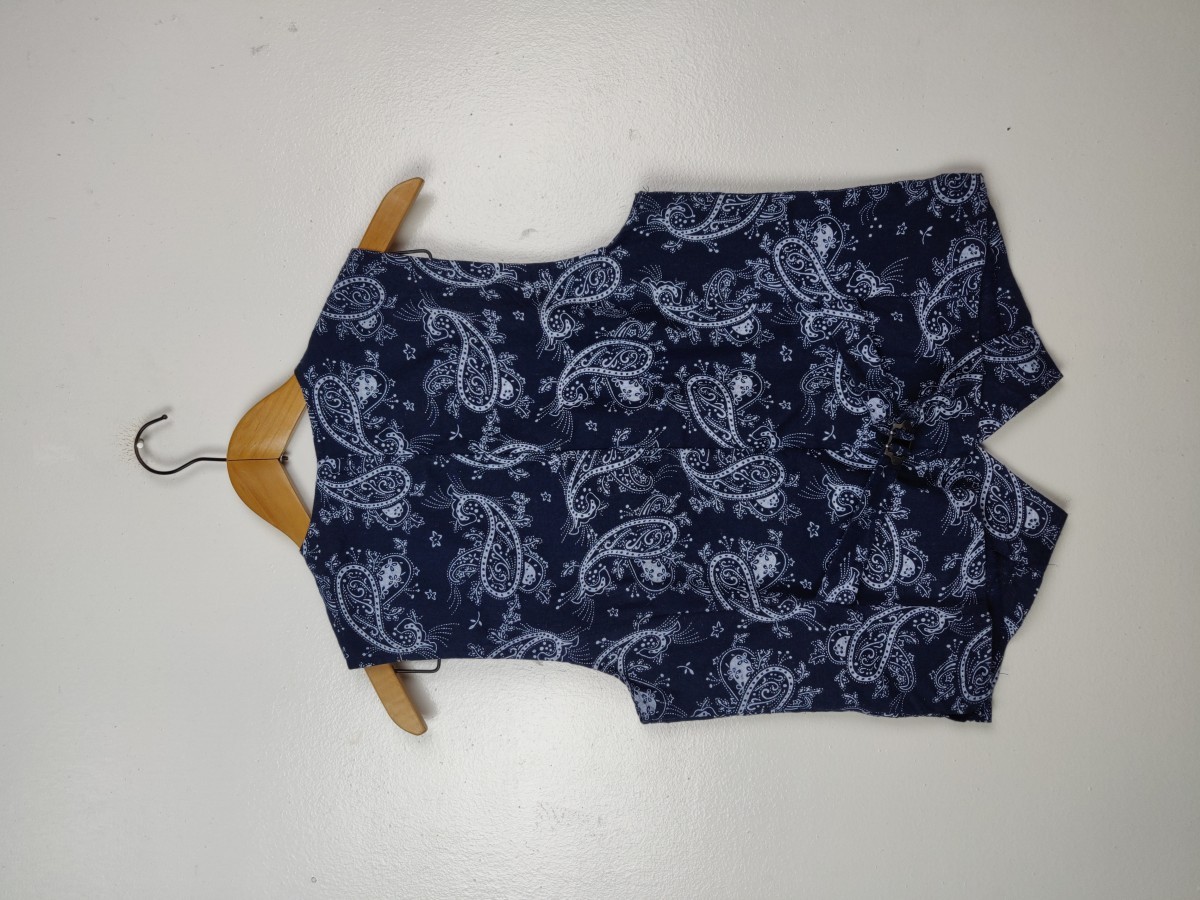 Other - Unbranded Paisley Bandana Vest Suit Jacket - 5