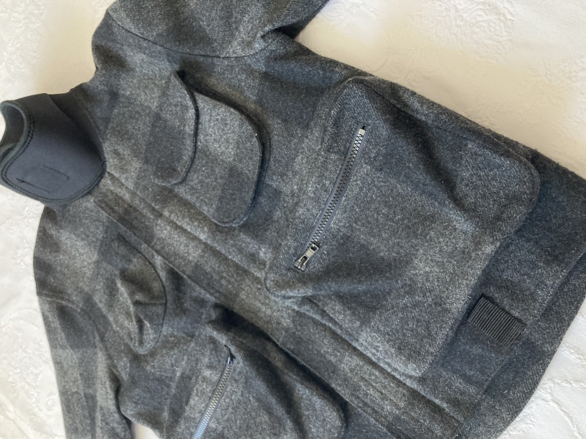 general research 1996 FISHING CARGO POCKET black JACKET - 3
