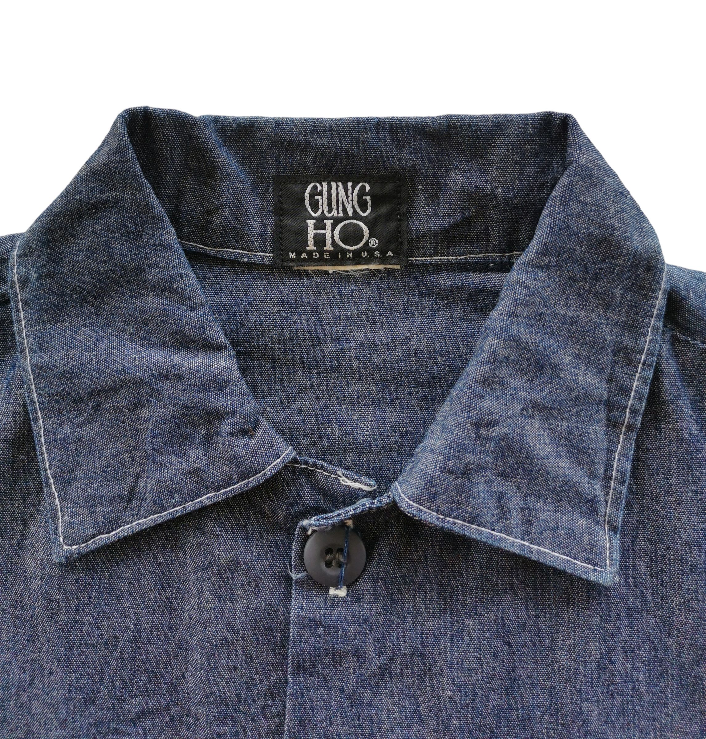 Gung Ho Denim Workshirt Military Marine Vintage Style - 9