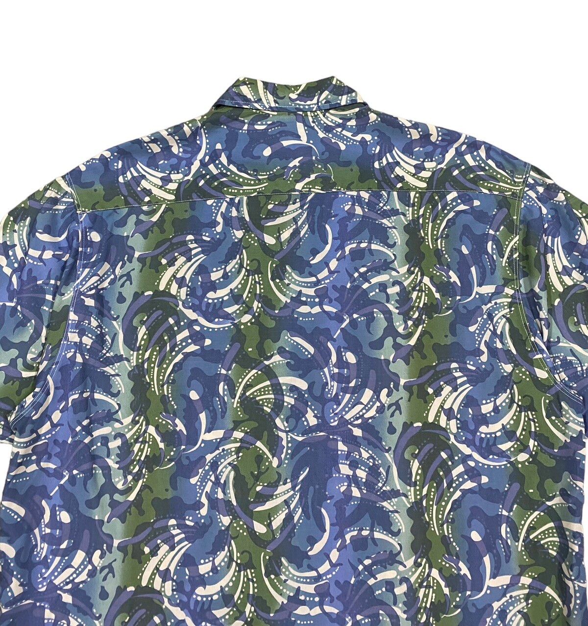 Vtg🔥Authentic Nigel Carbourn Paterned Flower Hawaii Shirt - 11