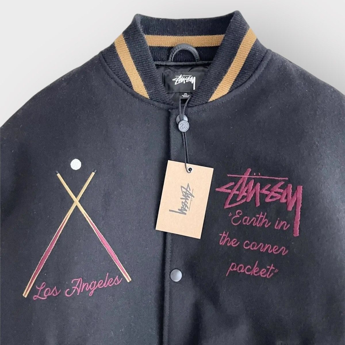 Stüssy ARCHIVAL! Stussy 40th Anniversary Varsity Jacket (M) | anyrare |  REVERSIBLE