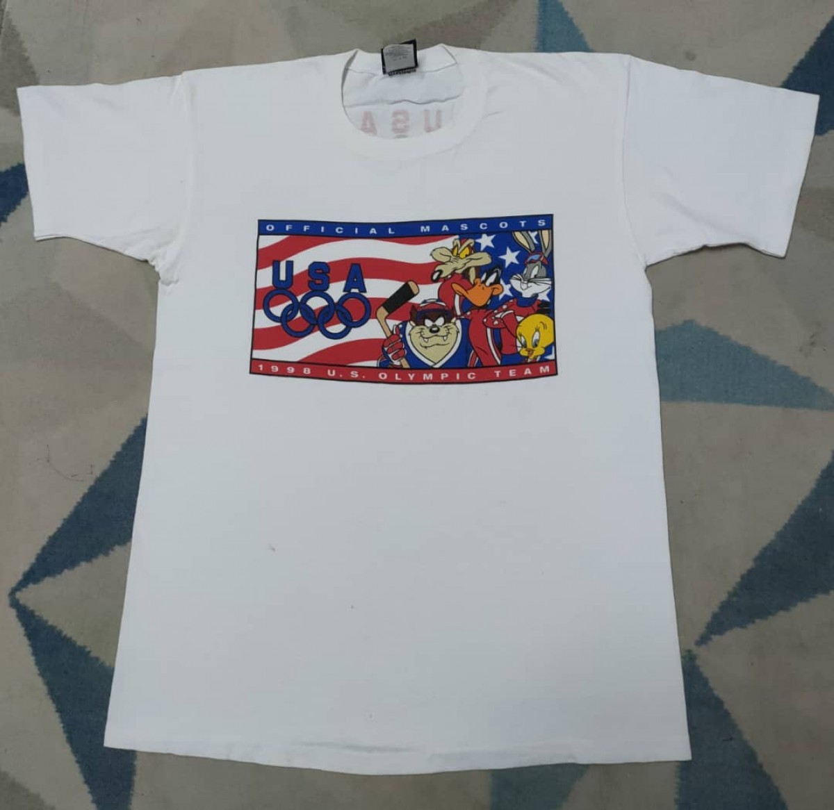 Usa Olympics - 1998 Vtg x US Olympic Tee - 1