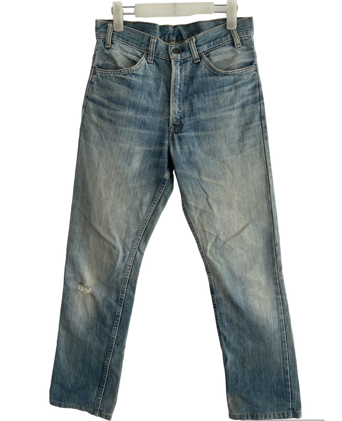 Vintage Levis 519 flare distressed Jeans - 1