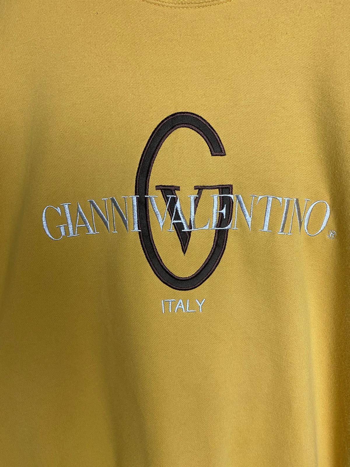 Vintage Gianni Valentino Embroidered Big Logo Sweatshirt - 3