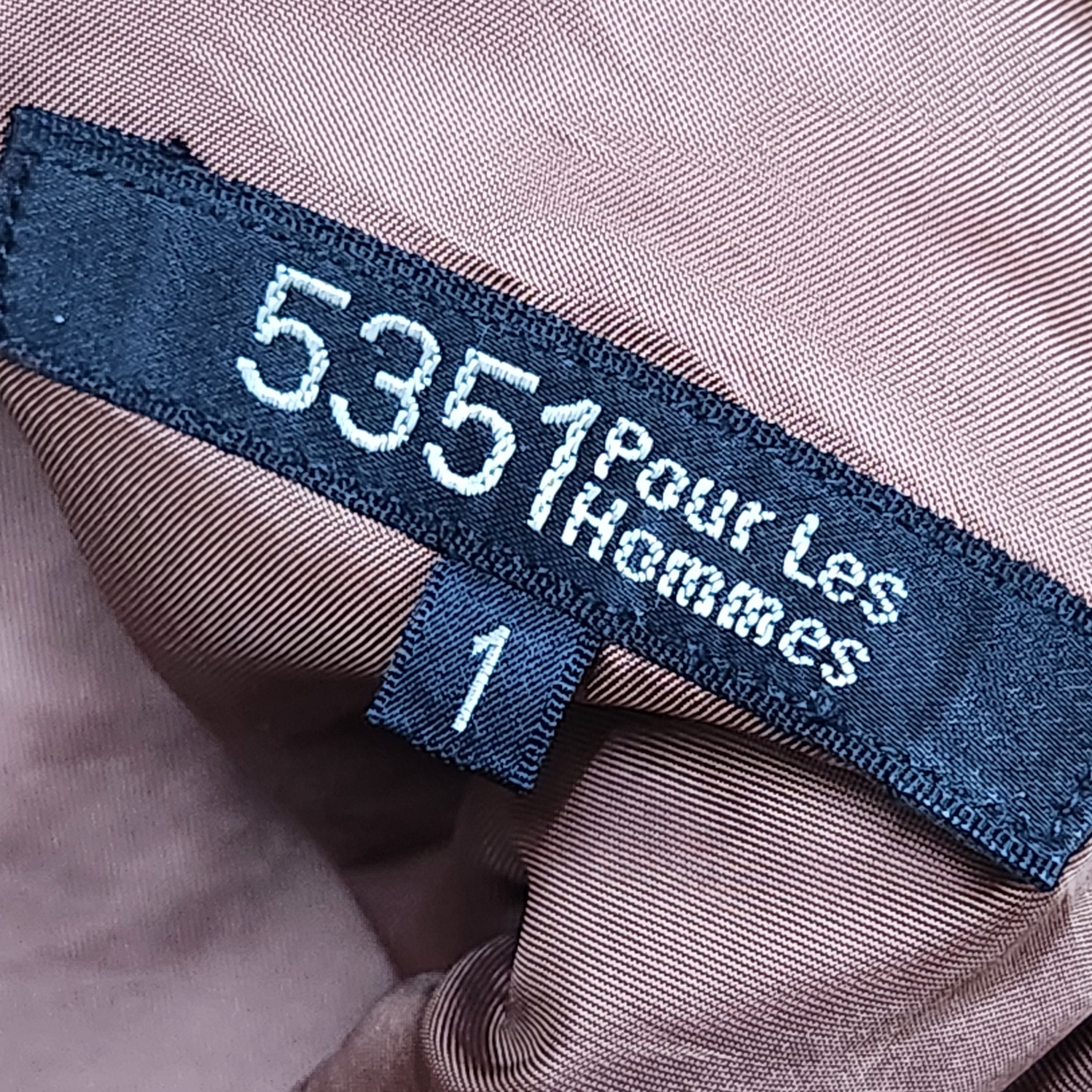 Genuine Leather - Vintage 5351 Pour Les Hommes Genuine Cow Leather Pants Japan - 14