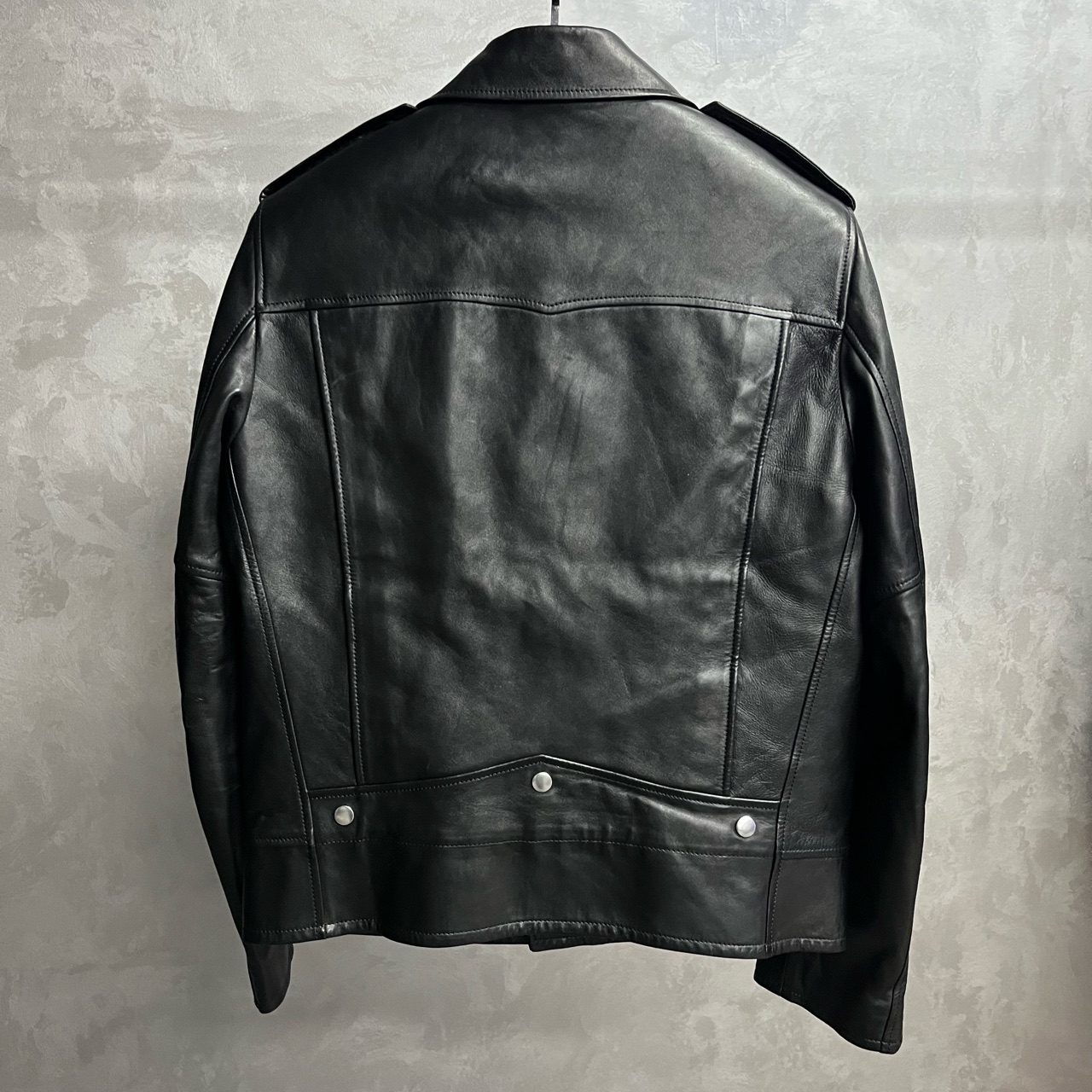 Saint laurent black lapel long sleeve jacket - 2